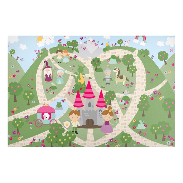 Quadros princesas Playoom Mat Wonderland - The Path To The Castle
