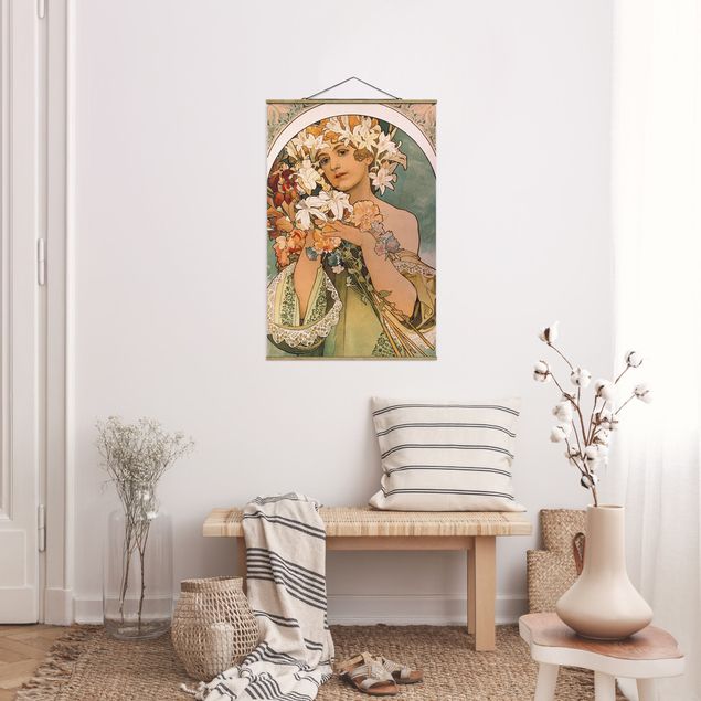 decoraçoes cozinha Alfons Mucha - Flower