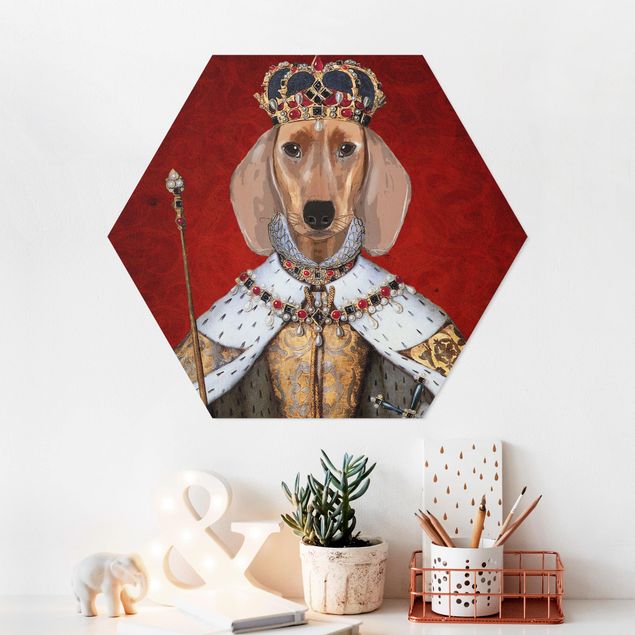 decoraçoes cozinha Animal Portrait - Dachshund Queen