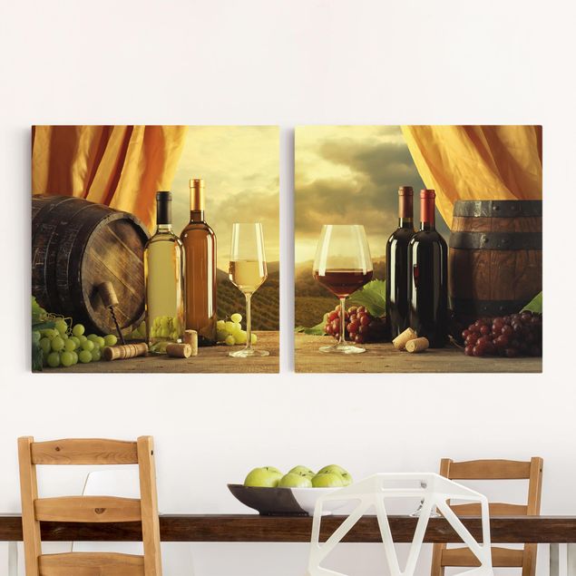 decoraçao para parede de cozinha Wine With A View