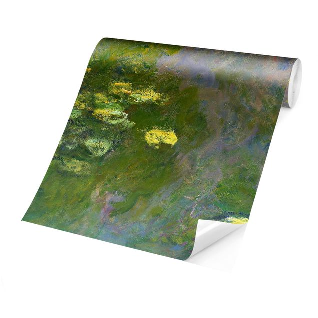 papel de parede moderno Claude Monet - Green Waterlilies