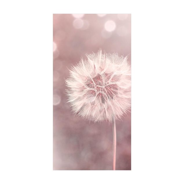 tapetes flores Dandelion Bokeh Light Pink