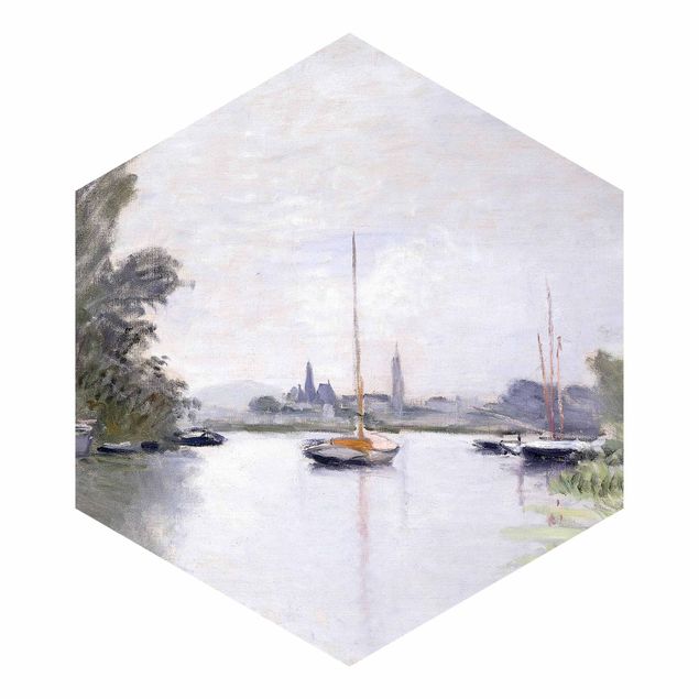 papel de parede com paisagem Claude Monet - Argenteuil