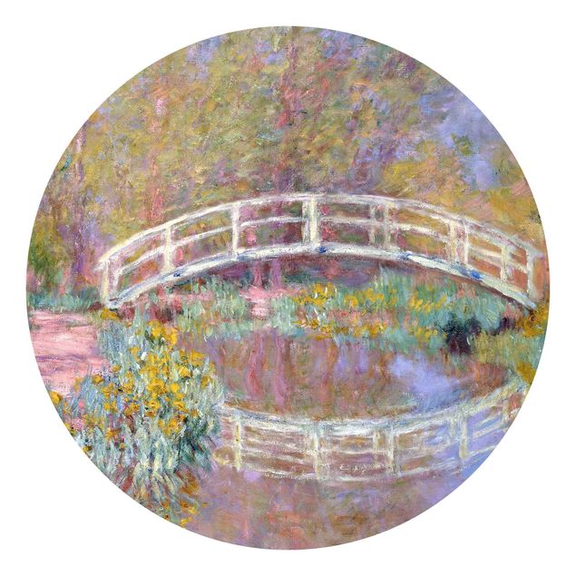 papel de parede para quarto de casal moderno Claude Monet - Bridge Monet's Garden