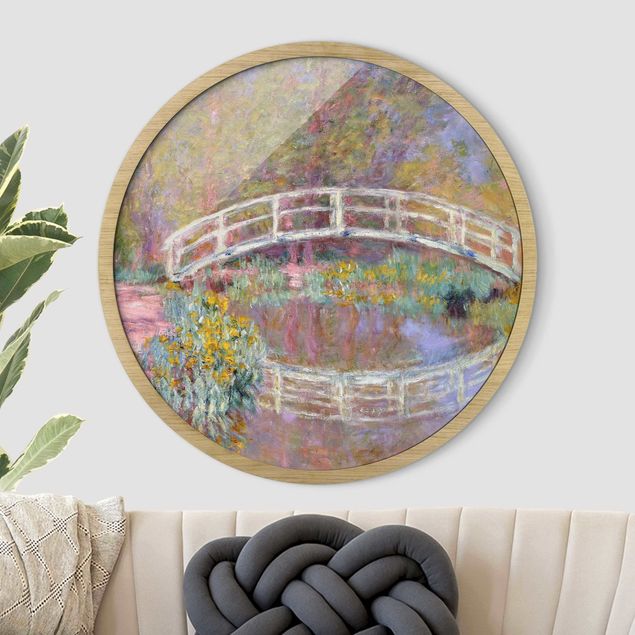 Quadros movimento artístico Impressionismo Claude Monet - Bridge Monet's Garden