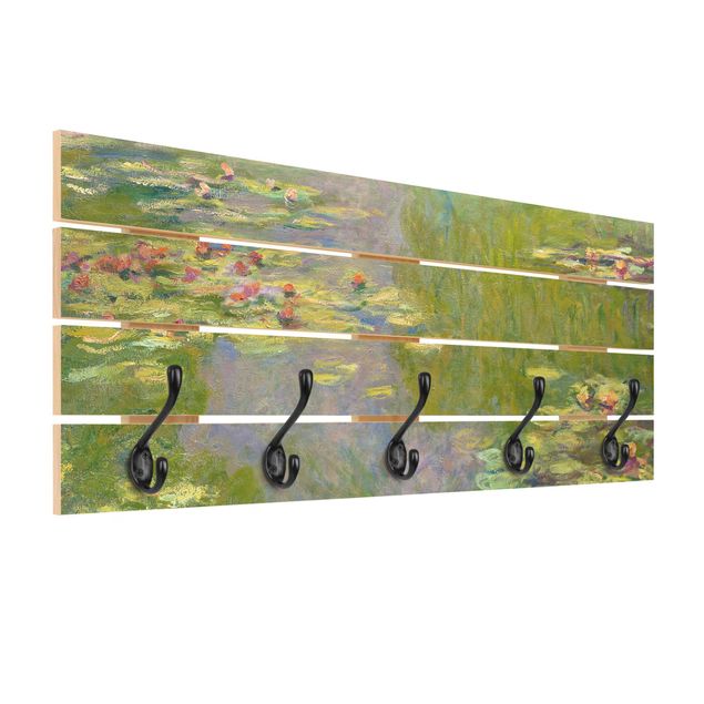 Cabides de parede flores Claude Monet - Green Waterlilies