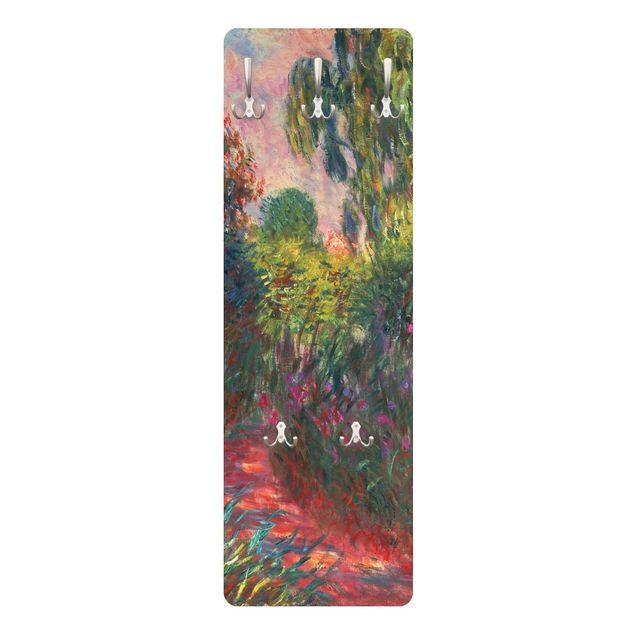 Cabides de parede flores Claude Monet - Japanese Bridge In The Garden Of Giverny