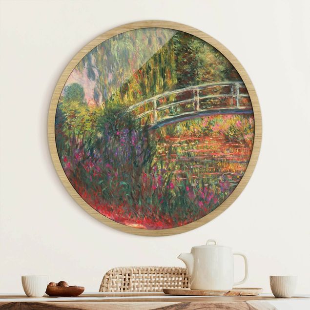 Quadros movimento artístico Impressionismo Claude Monet - Japanese Bridge In The Garden Of Giverny