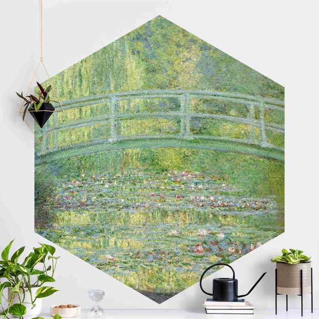 decoraçao para parede de cozinha Claude Monet - Japanese Bridge