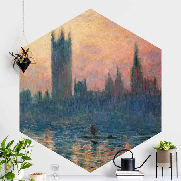 Papel de parede Londres Claude Monet - London Sunset