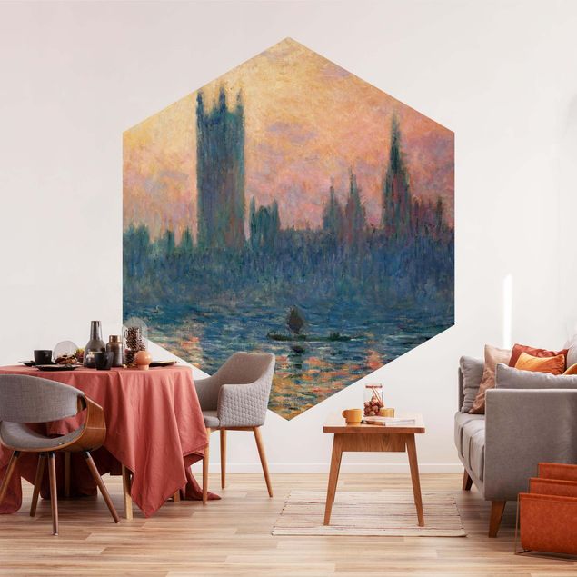 Quadros por movimento artístico Claude Monet - London Sunset