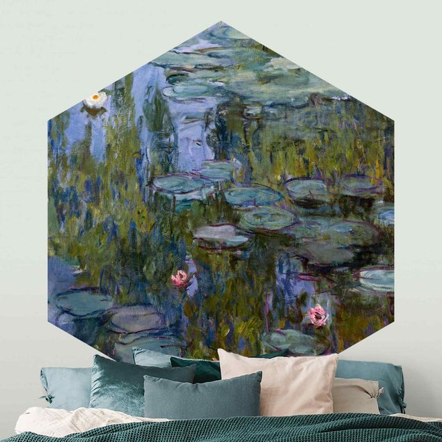 papel parede rosas Claude Monet - Water Lilies (Nympheas)
