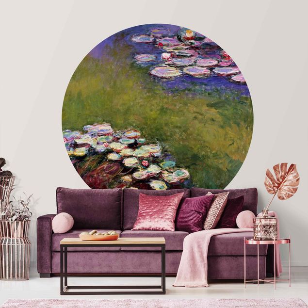 papel de paredes rosas Claude Monet - Water Lilies