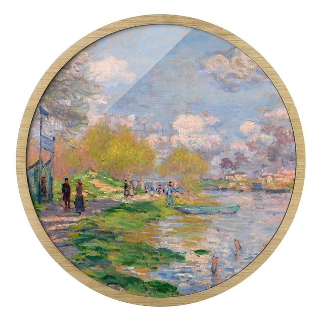 Quadros famosos Claude Monet - River Seine