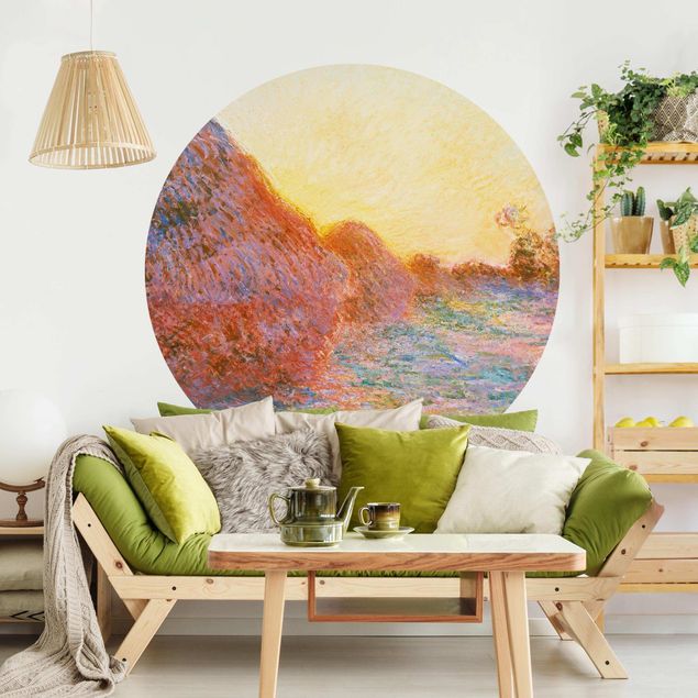 decoraçoes cozinha Claude Monet - Haystack In Sunlight
