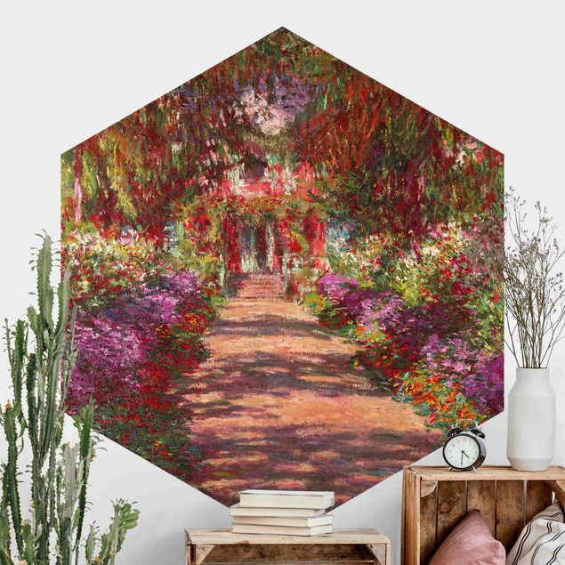 decoraçao cozinha Claude Monet - Pathway In Monet's Garden At Giverny