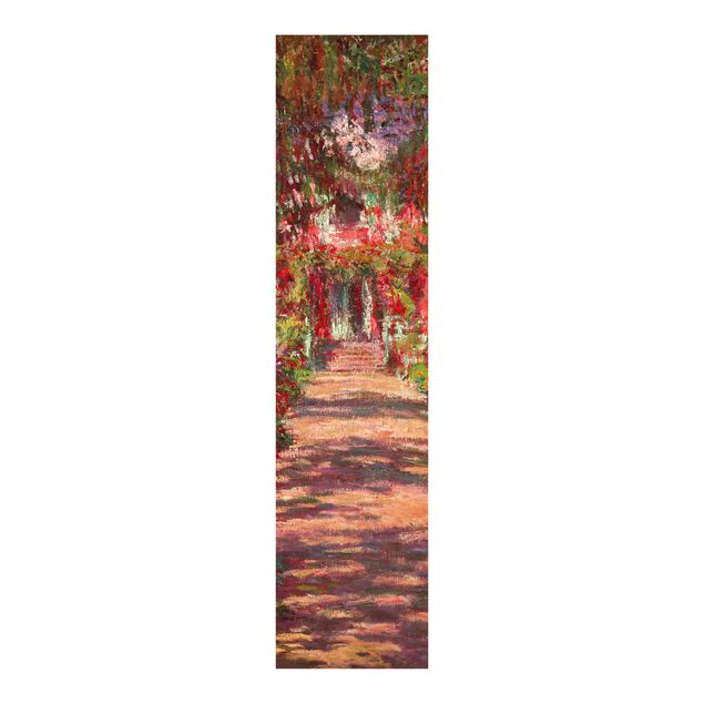 Quadros movimento artístico Impressionismo Claude Monet - Pathway In Monet's Garden At Giverny
