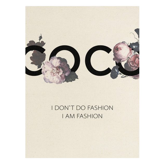 Quadros decorativos COCO - I dont´t do fashion Roses