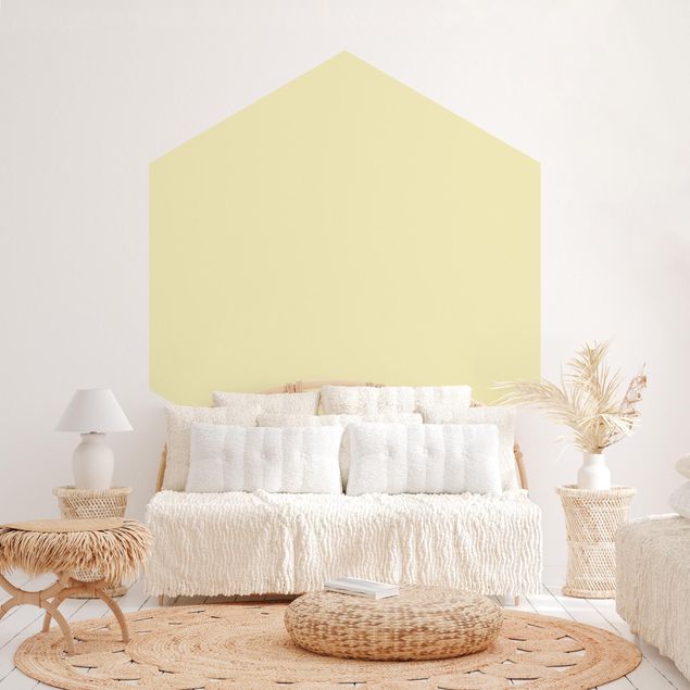 Papel de parede hexagonal Colour Cream