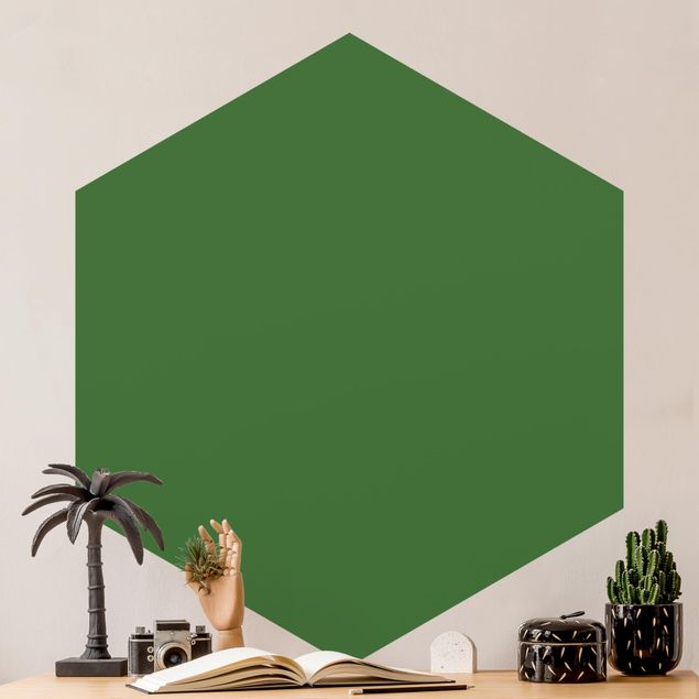 papel de parede moderno Colour Dark Green