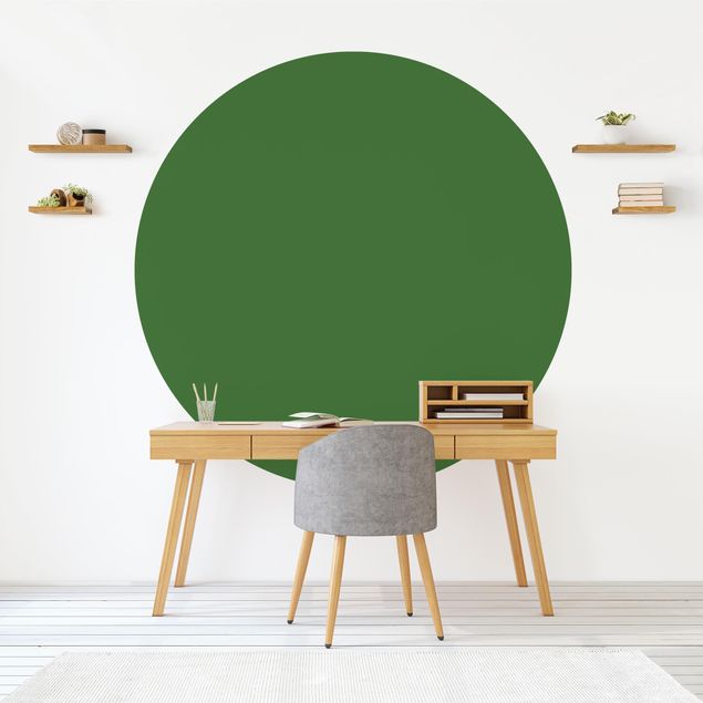 papel de parede moderno para sala Colour Dark Green