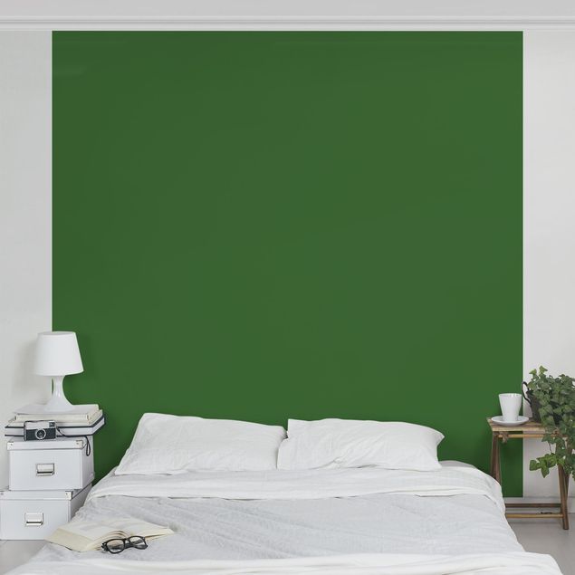 Papel de parede liso Colour Dark Green