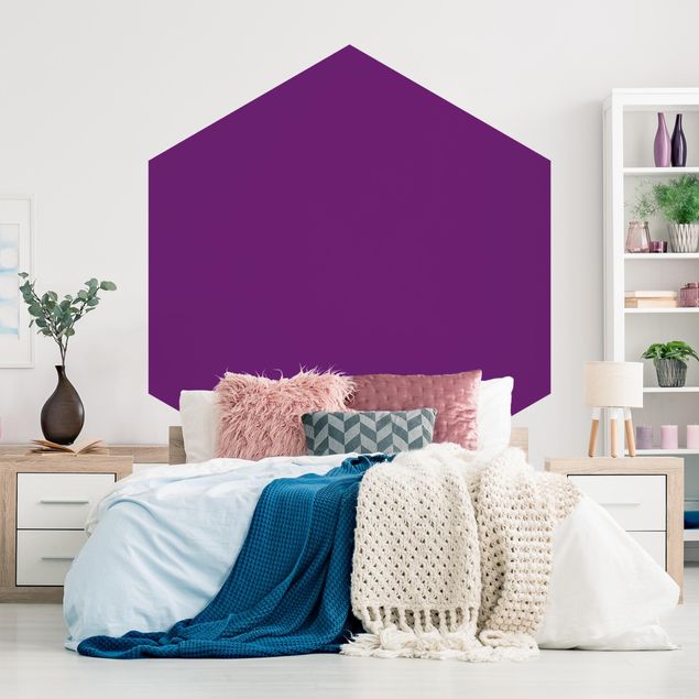 Papel de parede liso Colour Purple