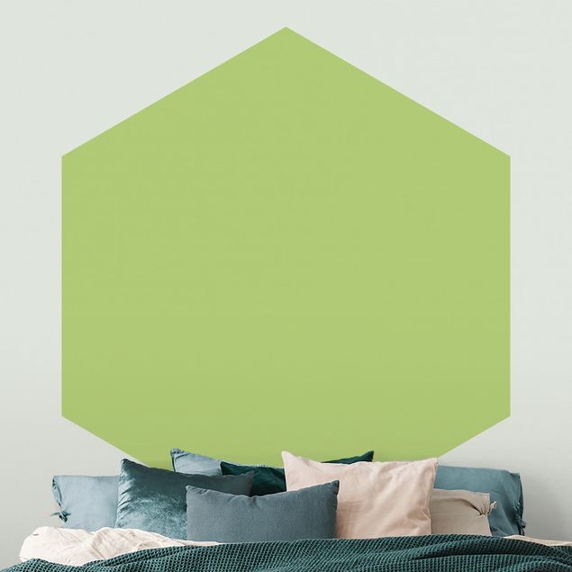 papel de parede moderno para sala Colour Spring Green
