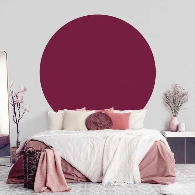 papel de parede moderno para sala Colour Wine Red