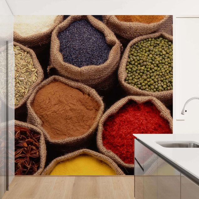 papel de parede moderno Colourful Spices