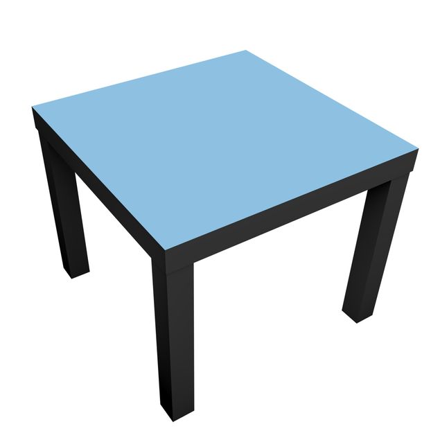 Papel autocolante para móveis Mesa Lack IKEA Colour Light Blue