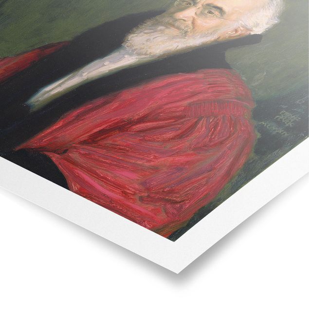 Posters quadros famosos Franz von Stuck - Portrait of Lujo Brentano