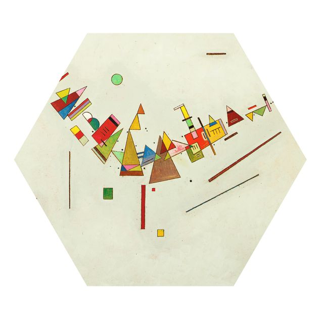 Quadros abstratos Wassily Kandinsky - Angular Swing