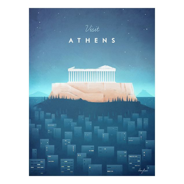 Quadros cidades Travel Poster - Athens