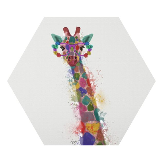 Quadros forex Rainbow Splash Giraffe