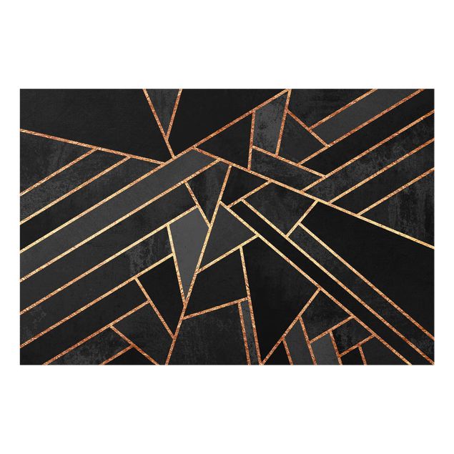 Quadros de Elisabeth Fredriksson Black Triangles Gold