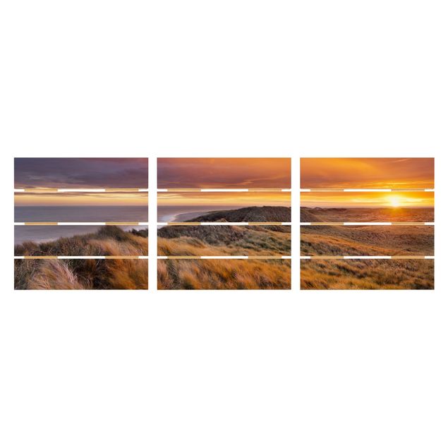 Quadros de Rainer Mirau Sunrise On The Beach On Sylt