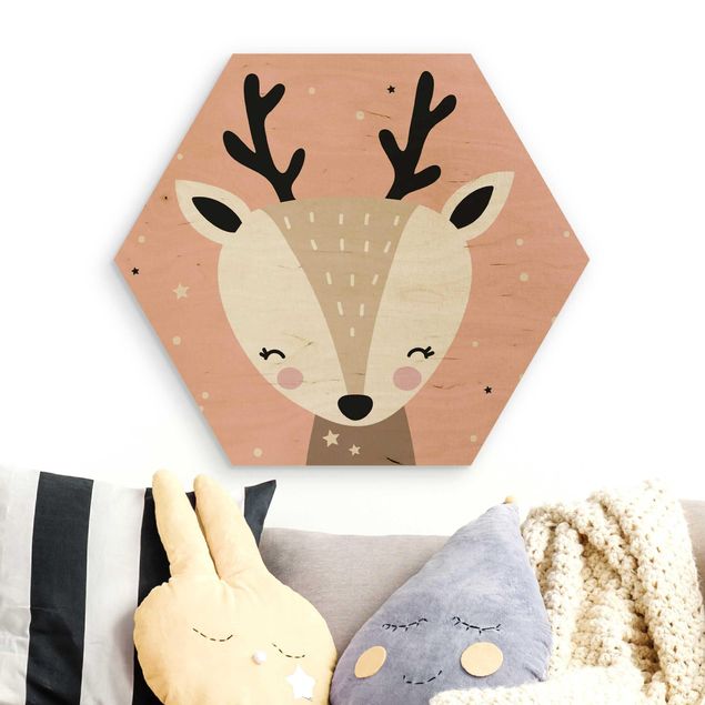 decoração para quartos infantis Happy Deer