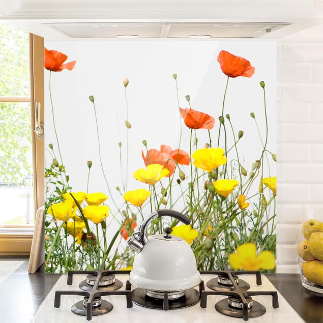 decoraçao para parede de cozinha Wildflowers