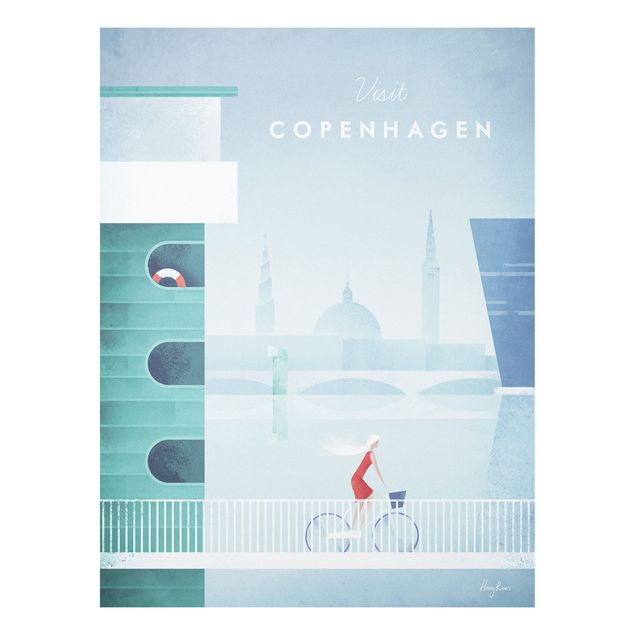 Quadros cidades Travel Poster - Copenhagen