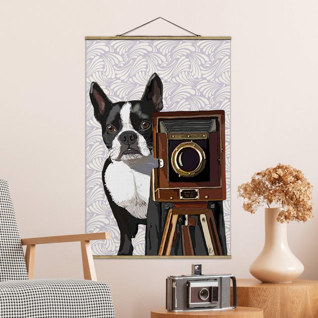 decoraçao para parede de cozinha Wildlife Photographer Terrier