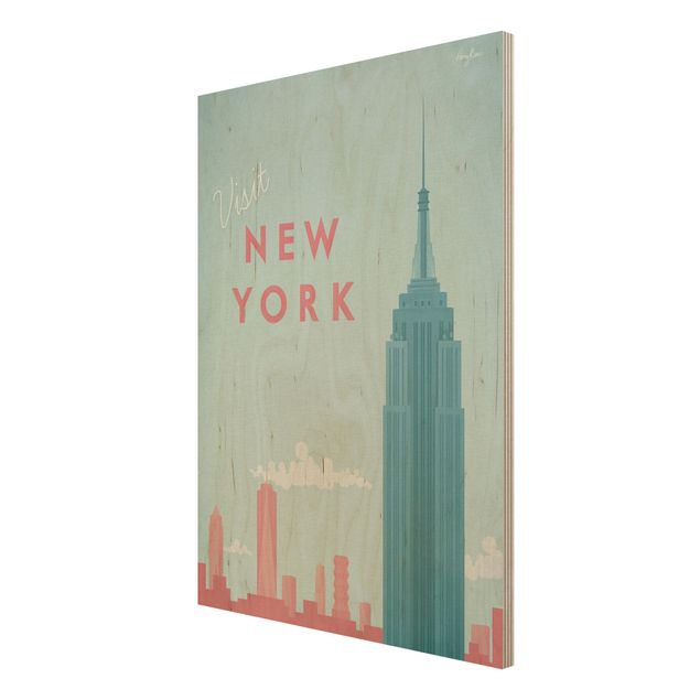 Quadros de Henry Rivers Travel Poster - New York