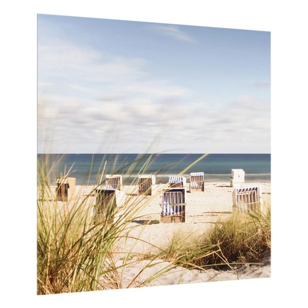 Painel anti-salpicos de cozinha Baltic Sea And Beach Chairs