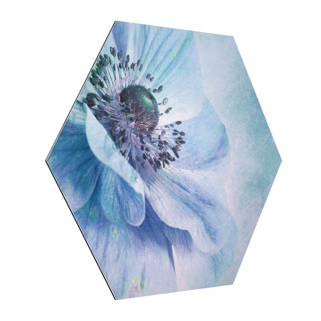 Quadros modernos Flower In Turquoise