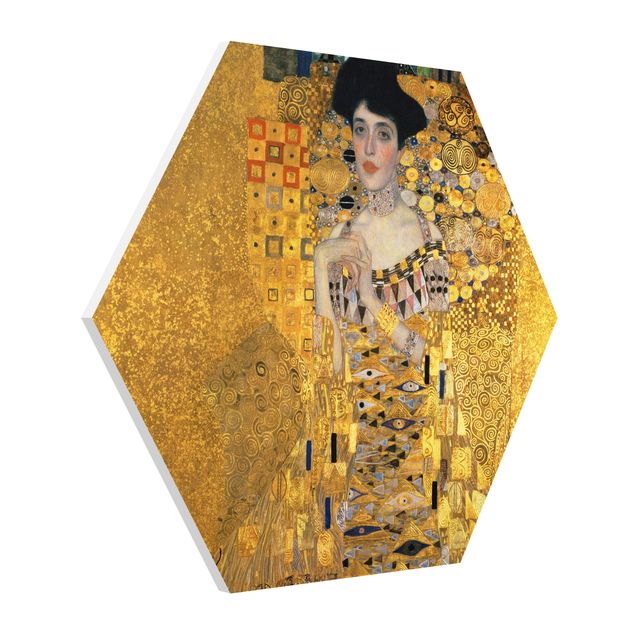 Quadros famosos Gustav Klimt - Portrait Of Adele Bloch-Bauer I