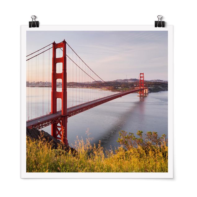 Posters frases Golden Gate Bridge In San Francisco