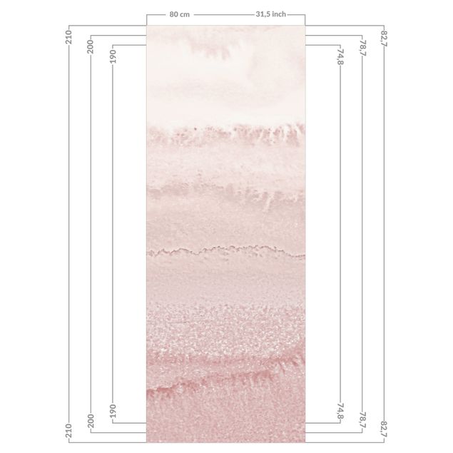 Revestimento de parede para duche Play Of Colours In Light Pink