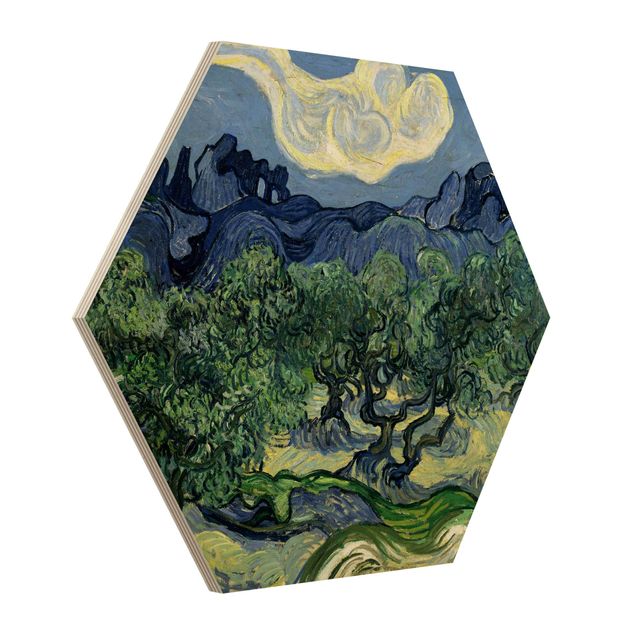 Quadros movimento artístico Pós-impressionismo Vincent Van Gogh - Olive Trees