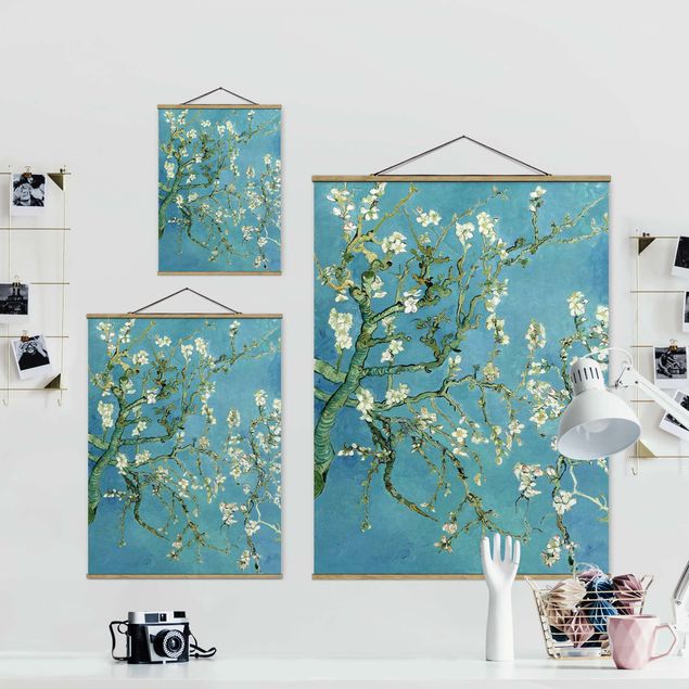 Quadros árvores Vincent Van Gogh - Almond Blossoms