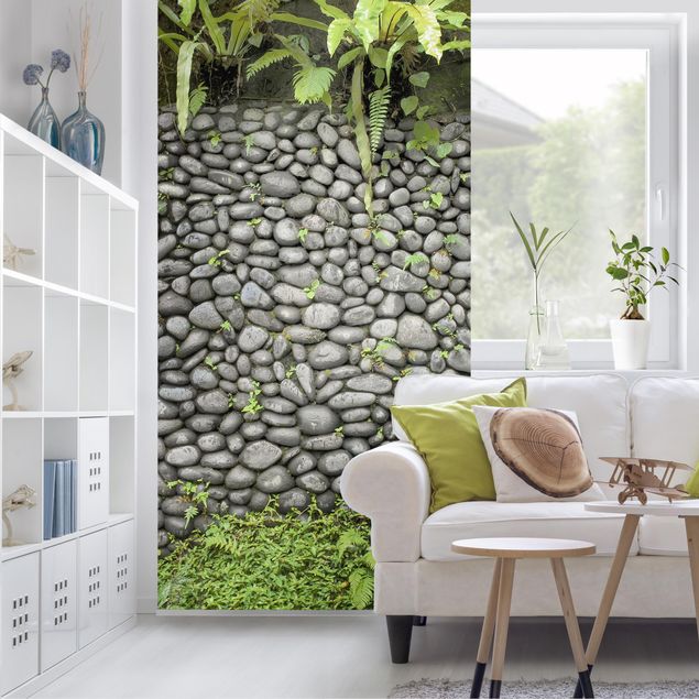 divisórias quartos Stone Wall With Plants